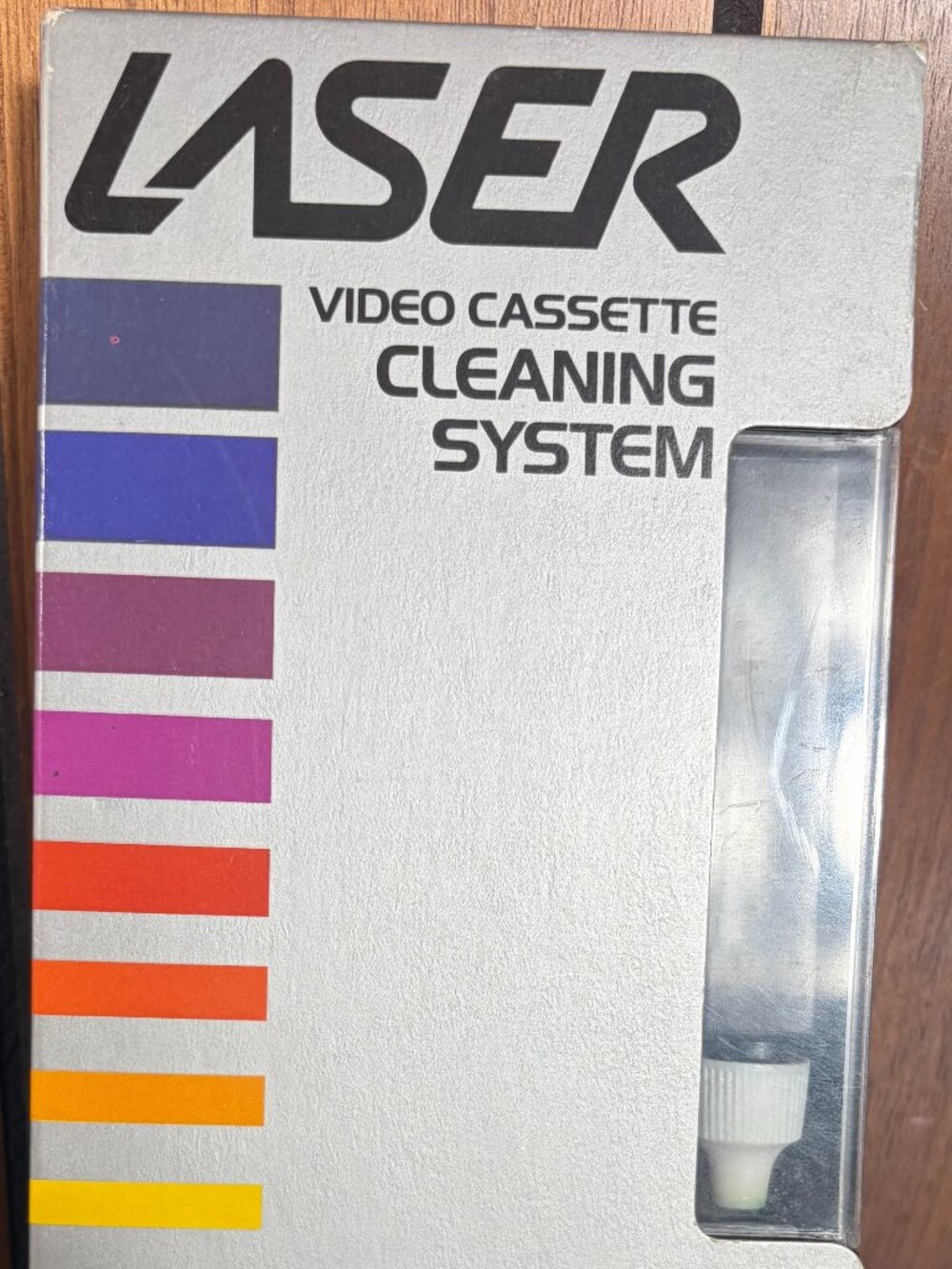 Vintage 1990 Laser Brand Video Cassette VHS VCR Wet Cleaning System V-Type